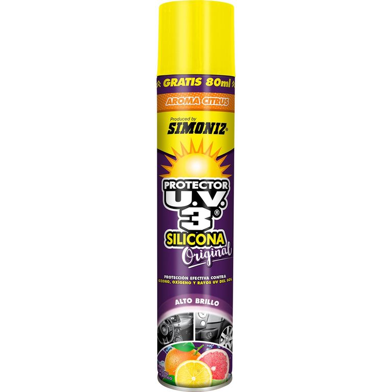 Protector UV3 silicona en aerosol 400 ml