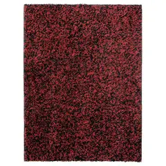 IDETEX - Alfombra Shaggy 150x200 cm Negro