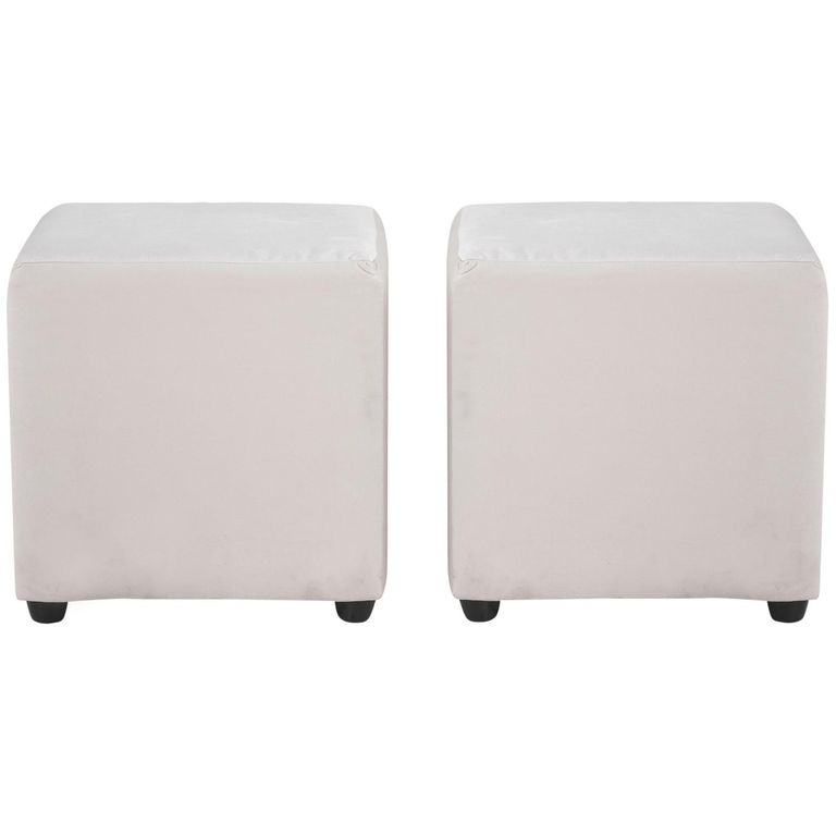Set 2 Poufs Cali Felpa