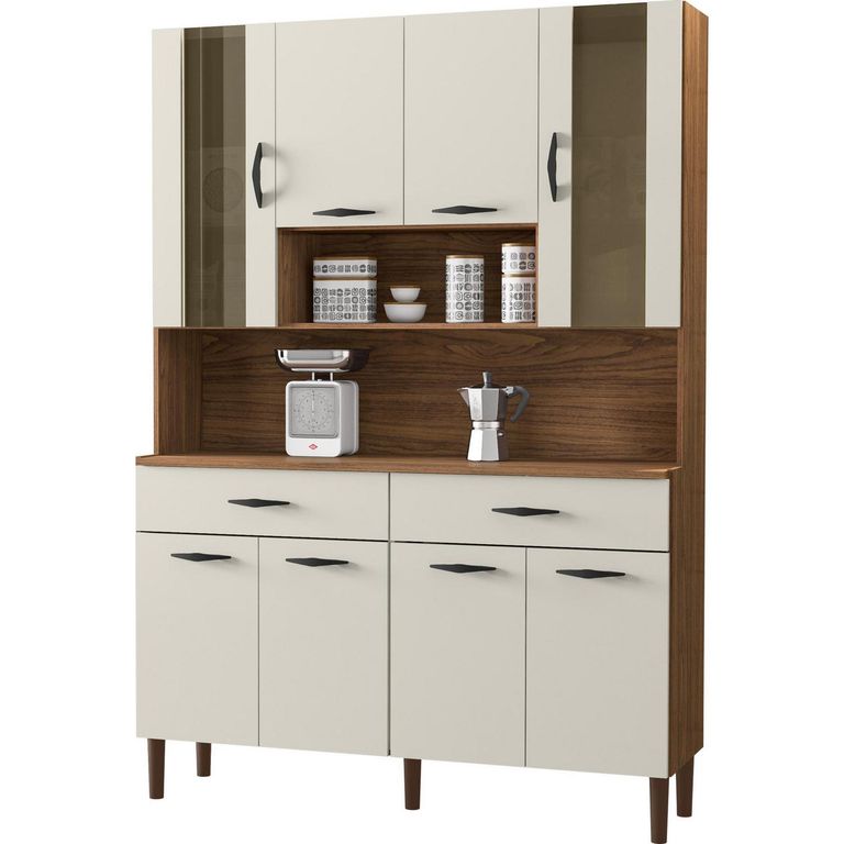 Kit Mueble Cocina 8 Puertas Con Cajón Golden Para Almacenaje Parana