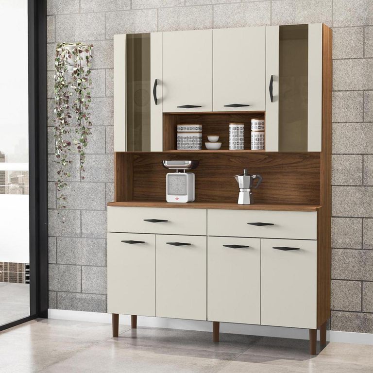 Kit Mueble Cocina 8 Puertas Con Cajón Golden Para Almacenaje Parana