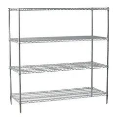 OLYMPIC - Estante 4 Nivel(es) 152x160x61 cm Cromado