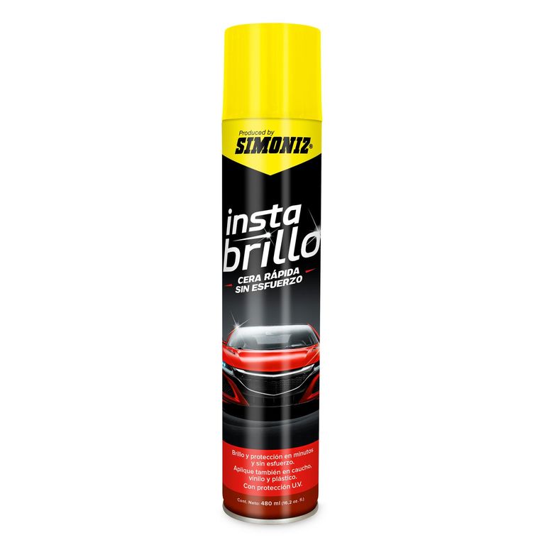 Cera Aerosol Instabrillo Para Auto Brillo Y Protección 480 Ml