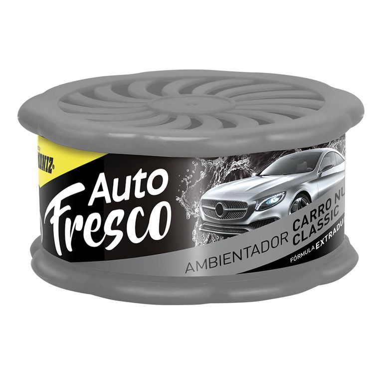 Ambientador Auto Fresco Aroma Carro Nuevo Clásico 80gr