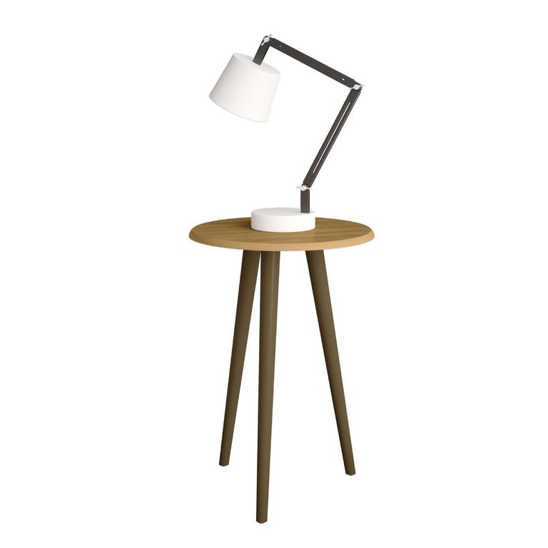 Mesa lateral canela 63x44x44 cm