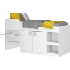 KIDSCOOL - Cama Multifuncional 2511 Blanco