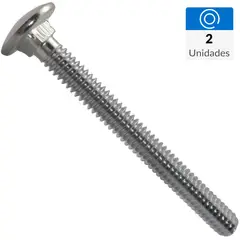 FIXSER - Perno coche 5/16" x 2 1/2" 2 unidades