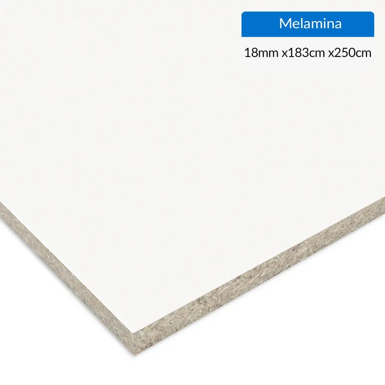Melamina Blanco 18 mm 183x250 cm
