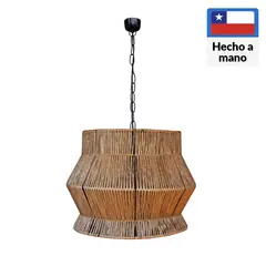 CAROLD STEVENS - Lámpara Colgante Azaf 1 Luz Metal Café/Marrón