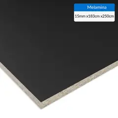 MASISA - Melamina Negro Soft 15 mm 183x250 cm