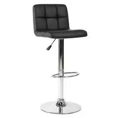 NOVAHUS - Piso de Bar Cuadros Negro 108x39x35 cm