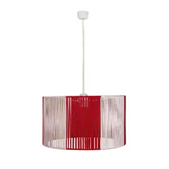 CAROLD STEVENS - Lámpara colgante metal tejida bicolor 1 luz E27