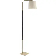 DISEÑO 3 - Lámpara de Pie Ele Bronce Amarillo/Dorado 48x160 cm