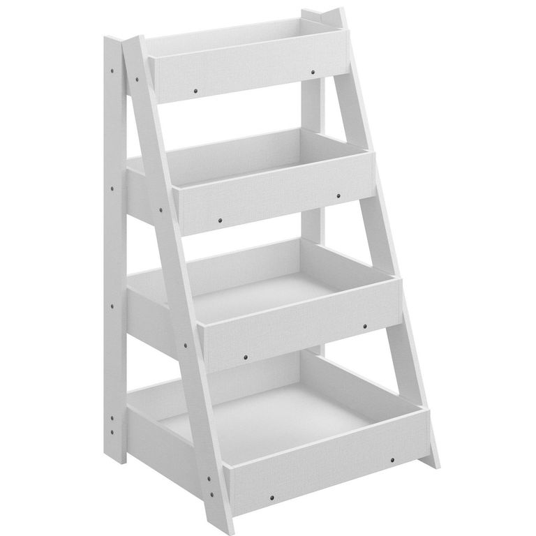 Estante Life MDF 4 Nivel(es) 59x100x52 cm Blanco