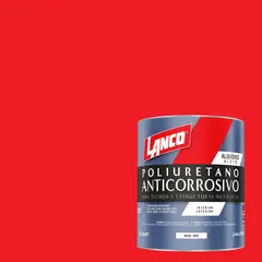 LANCO - Anticorrosivo techos y estructuras metálicas rojo 1/4GL