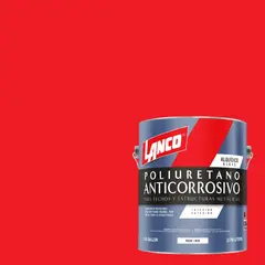 LANCO - Anticorrosivo techos y estructuras metálicas rojo 1 galón