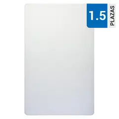 ROYAL SUPREME - Sábana Inferior 1.5 plazas 300 Hilos Blanco