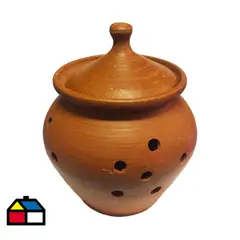 JENNY HOME - Ajero con Tapa 10x9,5 cm Greda