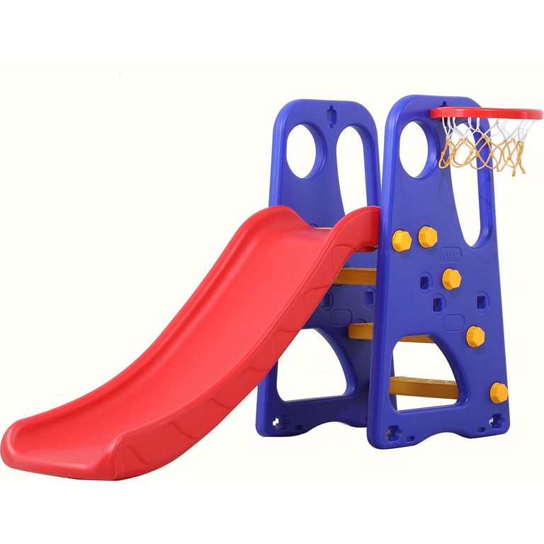 KIDSCOOL Resbalín Basquet 40x98x160 cm Azul/rojo