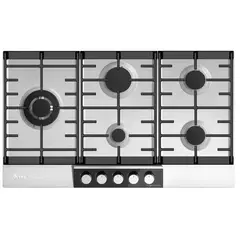 URSUS TROTTER - Encimera Gas Licuado 5 Platos Gris Avantgarde GLS-90T GL