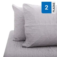 DIB - Quilt Cubrecama Fibra Natural Hebra Natural 2 Plazas