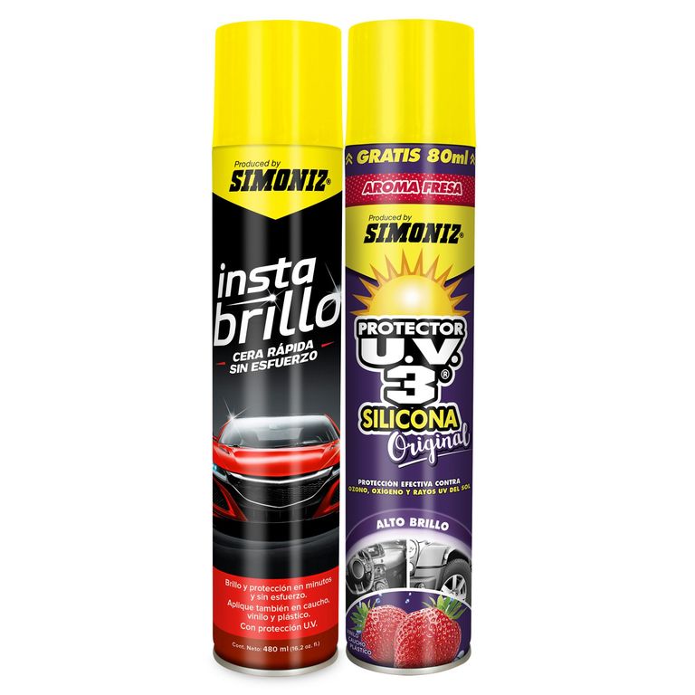 Cera Aerosol Instabrillo 480 Ml + Protectora Uv