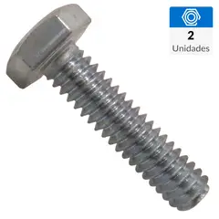 FIXSER - Perno Hexagonal G2 5/16" x 1" zincado bronce 2 unidades