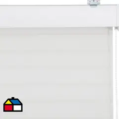 JUST HOME COLLECTION - Roller Ecolux Blanco Ancho 146a160 cm alto 151a165 cm