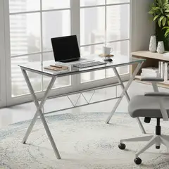 JUST HOME COLLECTION - Escritorio vidrio 110x60x74