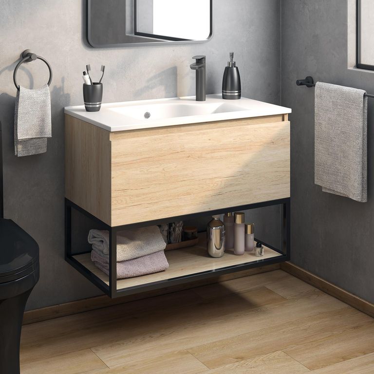 Mueble Baño Rover Hierro 80x46x62 cm