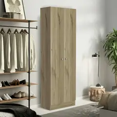 TUHOME - Clóset Home 2 Puerta(s) 5 Repisa(s) 60x180x30,2 cm