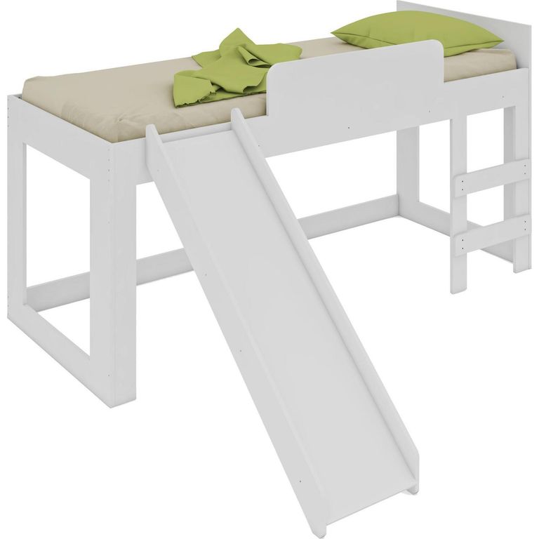 KIDSCOOL Cama 192x100x185 cm blanca