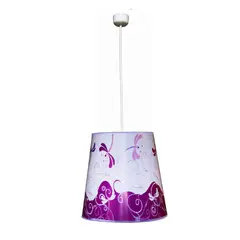 CAROLD STEVENS - Lámpara colgante metal Libélulas Rosadas 1 luz E27