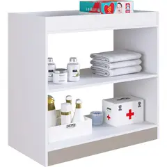KIDSCOOL - Estante Mudador Amore MDF 2 Nivel(es) 85x82x45 cm Blanco