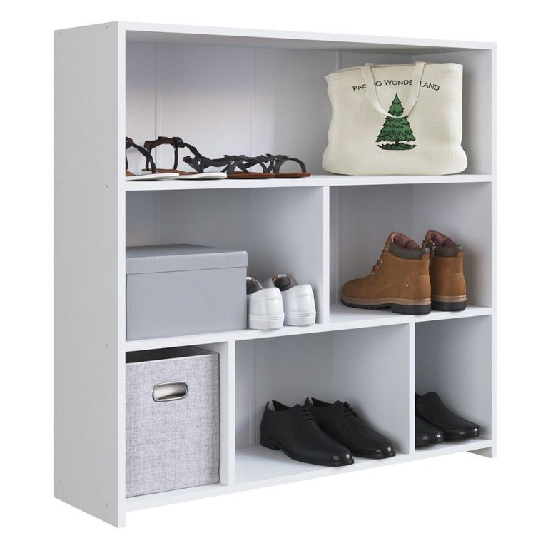Estante Emma MDP 3 Nivel(es) 93x90x26 cm Blanco