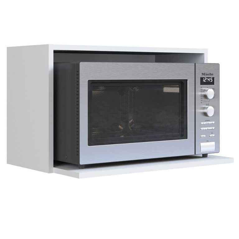 Mueble para microondas bahamas blanco 36x60x39 cm