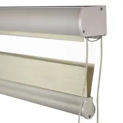 ECOWIN - Cortina roller dúo confort 160x180 cm blanco