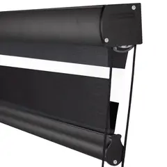 ECOWIN - Cortina roller dúo confort 120x180 cm negro