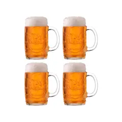 ALLEGRA - Set 4 Vasos Cerveceros 480 ml Transparente