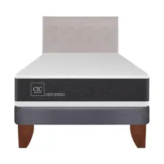 CIC - Cama europea ortopedic 1.5 plazas + respaldo