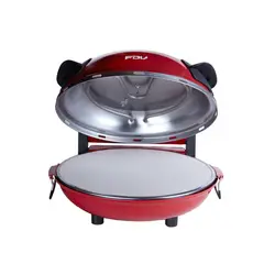 FDV - Horno para Pizza Eléctrico 1.200 W Rojo Napoles