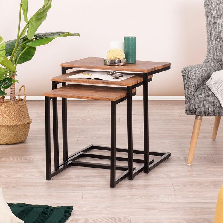 Set Mesas Café 50x90x45 cm