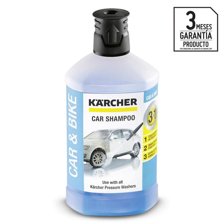 Shampoo para auto 1000ml, 3 en 1
