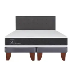 CIC - Cama europea ortopedic king + respaldo