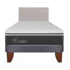 CIC - Cama Europea Ortopedic Advance 1.5 Plazas + Respaldo
