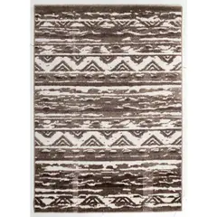 IDETEX - Alfombra heatset ethnic 80x120 cm café