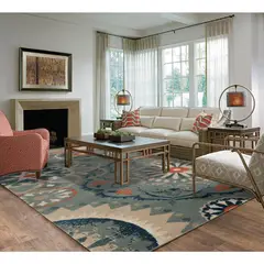 IDETEX - Alfombra Compel 160x235 cm Polipropileno Azul