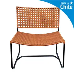 DECO MIMBRE - Sillón Carolina mimbre 80x70x45 cm Natural