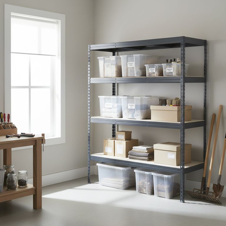 Estante Rivet Metal 4 Nivel(es) 150x176x60 cm Gris