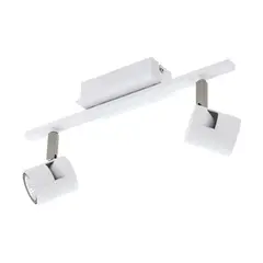 EGLO - Barra Led Vergian 2 Luces Metal Blanco